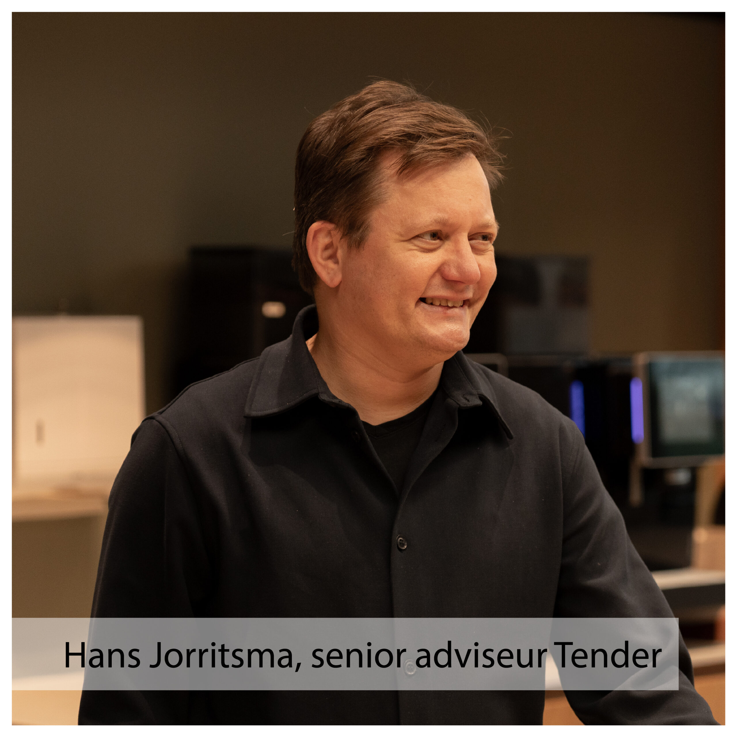 Lachende Hans Jorritsma